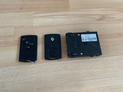 kaartlezer met sleutel renault megane / scenic / laguna III