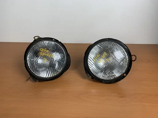 koplamp links + rechts alfa romeo spider 115 1971 tot 1995