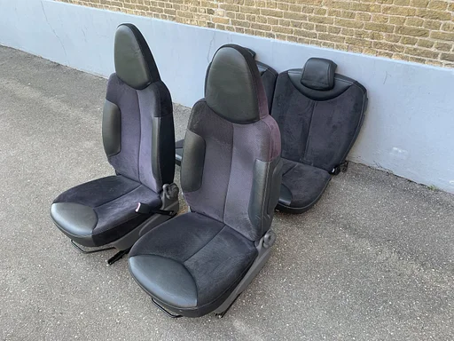 interieur halfleer zwart toyota aygo citroen C1 peugeot 107