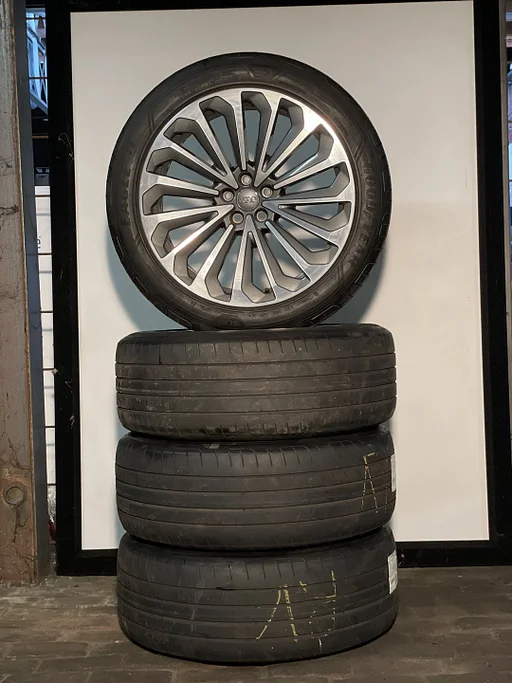 Audi E-tron 21inch lichtmetalen velgen zomerbanden 265/45R21 5x112 Goodyear Eagle F1 Asymetric 3 Originele velgen