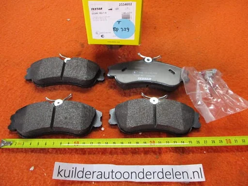 Remblokken voorzijde Citroen Berlingo Peugeot Partner Textar 2334602 BP329  454213