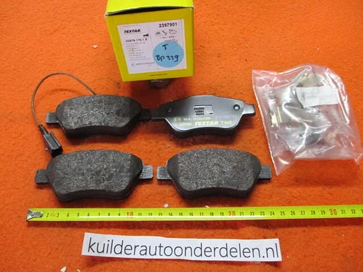 Remblokken voorzijde Citroen Nemo Fiat 500 stilo Textar 2397901 BP339 4254C8