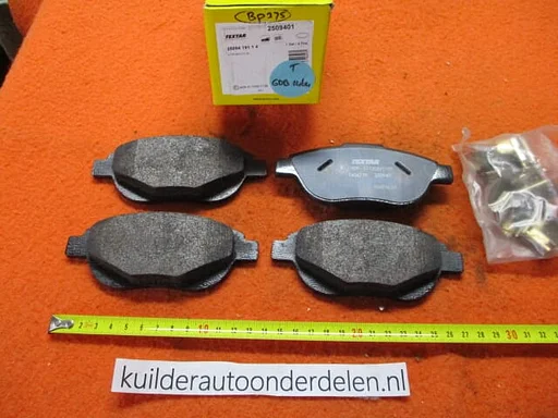 Remblokken voorzijde Citroen C4 Xsara Picasso Peugeot 207 307 TEXTAR 2509401 BP375   172125