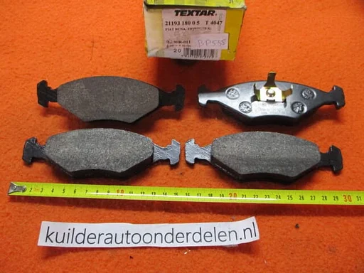 Remblokken voorzijde Fiat Fiorino Elba Duna Textar 2119318005 BP555 5882942