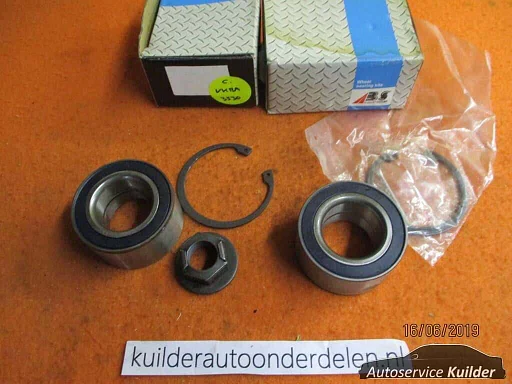 2X Wiellagerset Voorzijde Ford Fiesta Focus 1 Fusion Mazda 2 MERK ABS