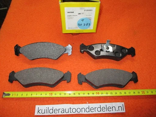 Remblokken voorzijde Ford Fiesta III en IV BP789 Textar 2120203 1465126