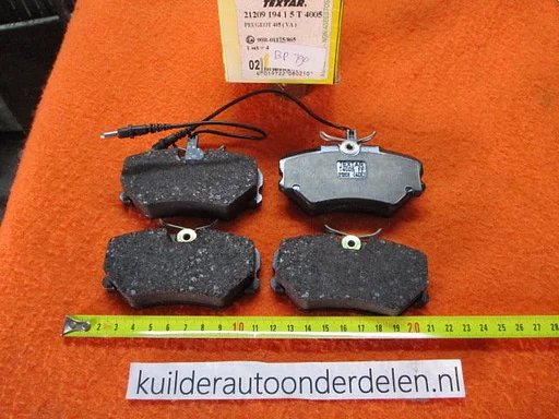Remblokken voorzijde Peugeot 405 I en II BP790 Textar 21209194  425055