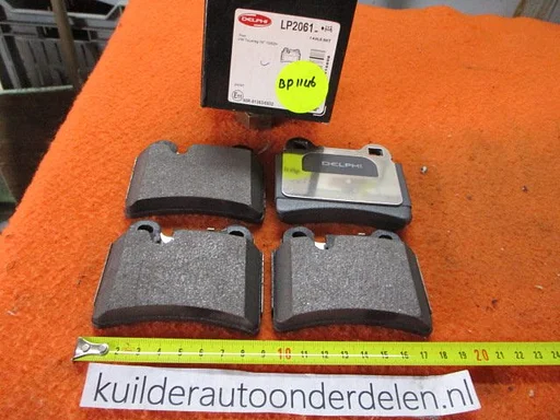 Remblokken achter VW Touareg 7LA  PRnummer 1KQ bp1146 Delphi lp2061  7L6698451B