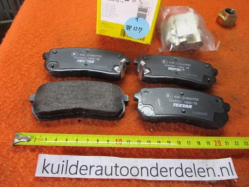 Remblokken achter Hyundai H-1 Travel H300 Kia Carnival III BP1217 Textar 2459901   583023JA00