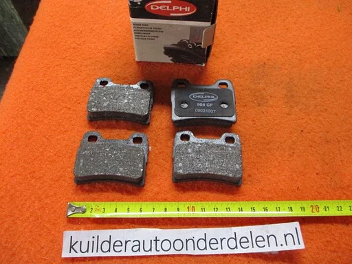 Remblokken achter Ford Escort V en VI  Orion III  36814 Delphi LP904  91AB2M008BC