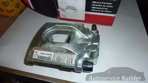 Remklauw achterzijde Links  VW T5 zonder handrem Nieuw,