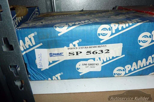 Remschijven voorzijde Toyota Corolla e9 Nieuw BD432  SP5632