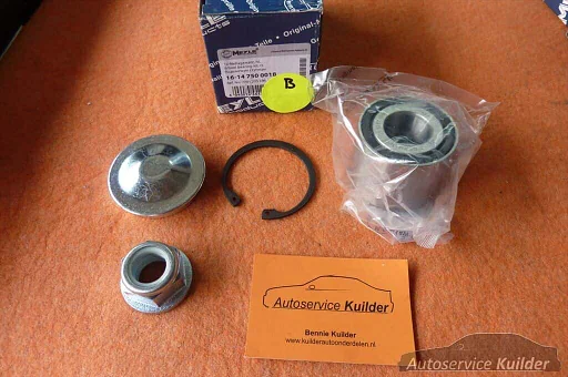 Wiellagerset achterzijde Nissan Kubistar Renault Kangoo Laguna Express Nieuw Meyle