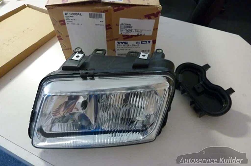 Koplamp met mistlamp H7/H4 Audi A3 Links  96-2000 Nieuw TYC