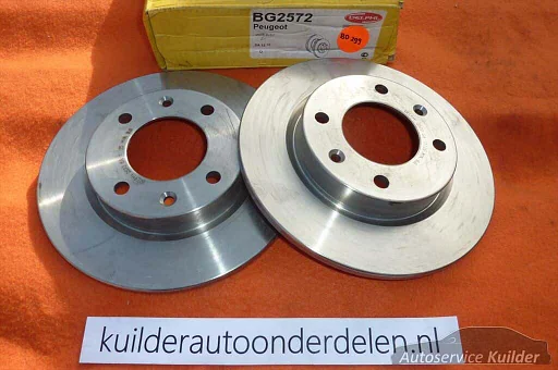 Remschijven achter Peugeot 405 bekend merk Delphi Nieuw,