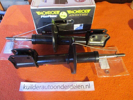 Set schokdempers Renault Clio 58mm MONROE gas Nieuw