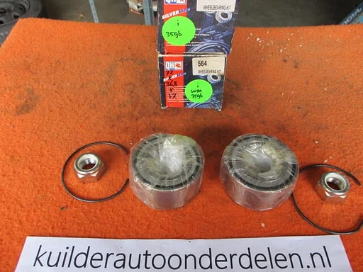 2X Wiellager voorzijde Dacia Logan Sandero Renault Clio Megane I Kangoo zonder abs