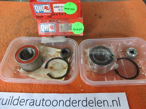 2X Wiellager achter Volvo 440 460 480 zonder ABS Merk QH