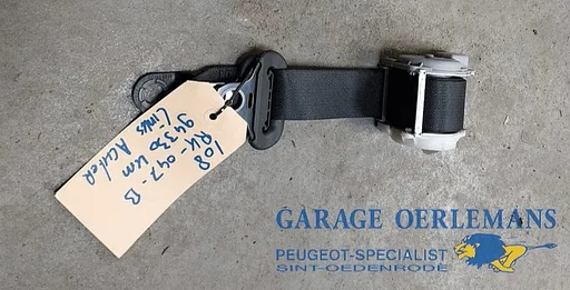 gordel links achter peugeot 108