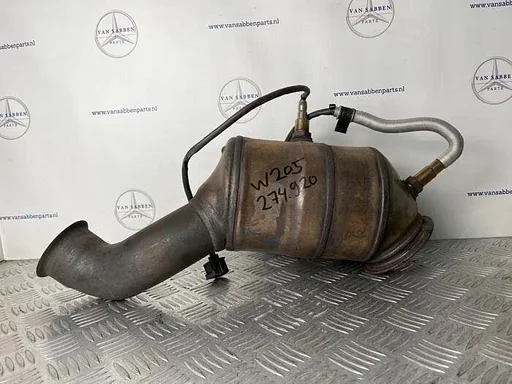 Katalysator van een Mercedes C-Klasse