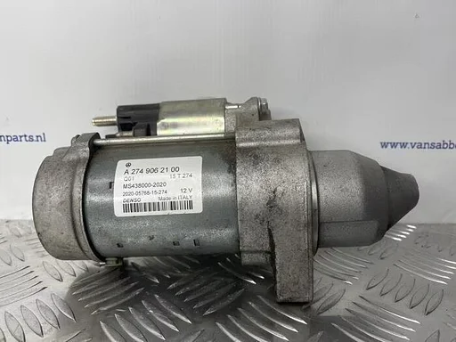 Startmotor van een Mercedes C-Klasse