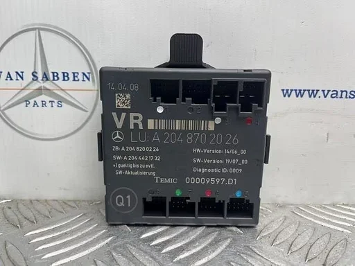 Centrale Deurvergrendelings Module van een Mercedes C-Klasse