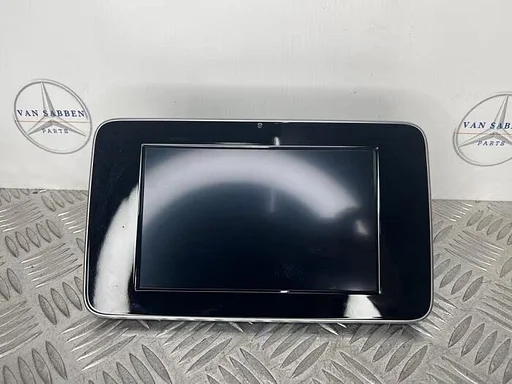 Navigatie Display van een Mercedes C-Klasse