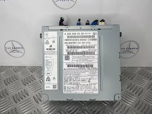 Navigatie Systeem van een Mercedes C-Klasse