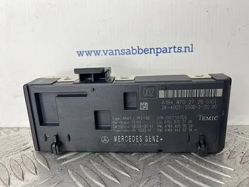 Module achterklep motor van een Mercedes ML-Klasse