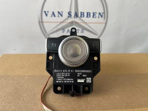 MMI schakelaar van een Mercedes E-Klasse