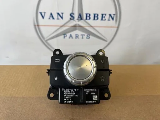 MMI schakelaar van een Mercedes E-Klasse