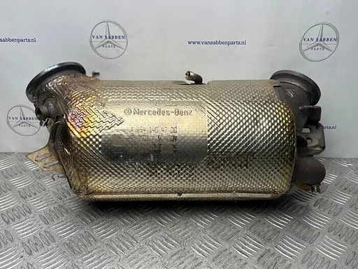 Roetfilter van een Mercedes Vito