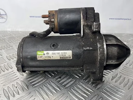 Startmotor van een Mercedes Vito