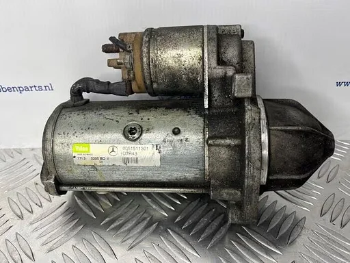 Startmotor van een Mercedes Vito