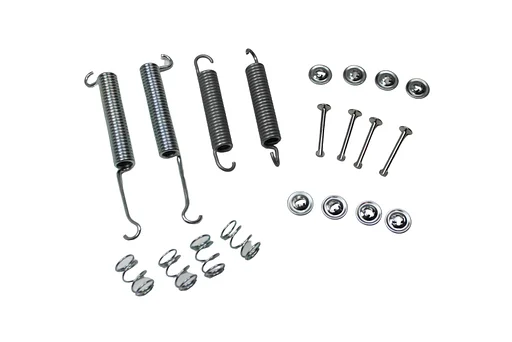 Volvo Rem schoen montage set (verenset incl trekveren) B18 Amazon+P1800 achter .(enkel rermsysteem) Volvo onderdeel nr 273171
