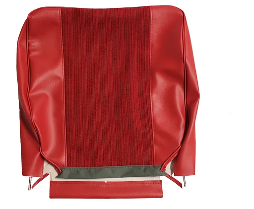 Volvo Bekleding Amazon stoelhoes rood rug stof vinyl1962 1963 409-236 (690852-53) Volvo onderdeel nr 690853