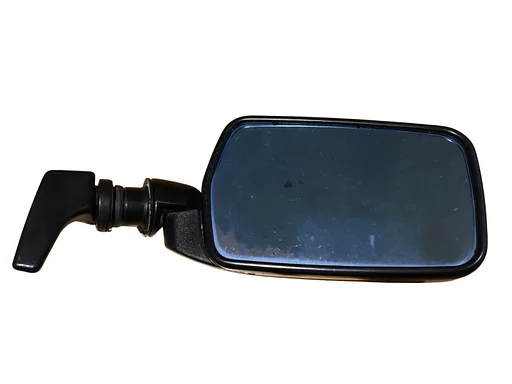 Volvo Spiegel 240+260 handmatig verstelbaar rechts compleet met handle1980+ Volvo onderdeel nr 1255681U gebruikt