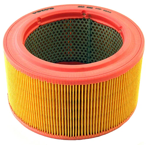 Volvo Luchtfilter B20E 140 +B20F+140 injectie (19.5 diam 11 hoog) Volvo onderdeel nr 460886
