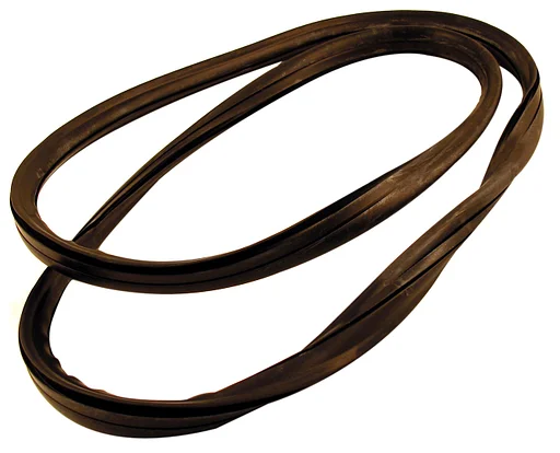Volvo Rubber achterklep ruit 145+245 -1985 vor ruit met sierlijst niet meer leverbaar Volvo onderdeel nr 1211139