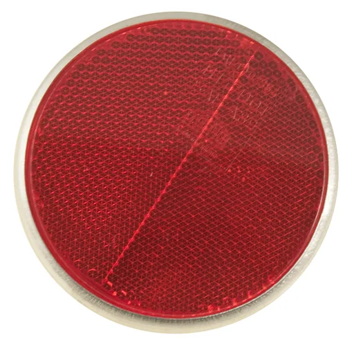 Volvo Reflector Duett+P1800 coupe achter 83mm (aluminium ) Volvo onderdeel nr 656086