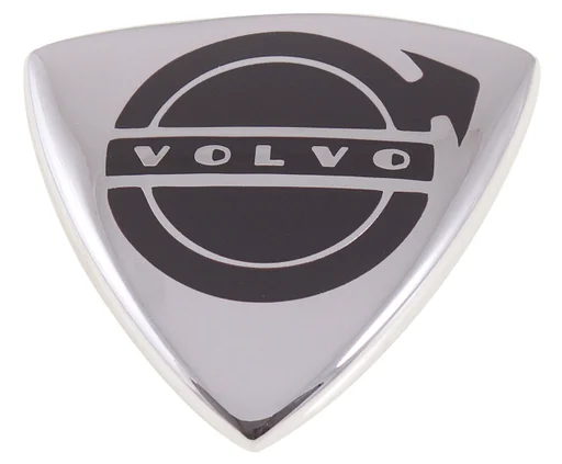 Volvo Embleem motorkap P1800 chassisnummer -32799 repro Volvo onderdeel nr 664493