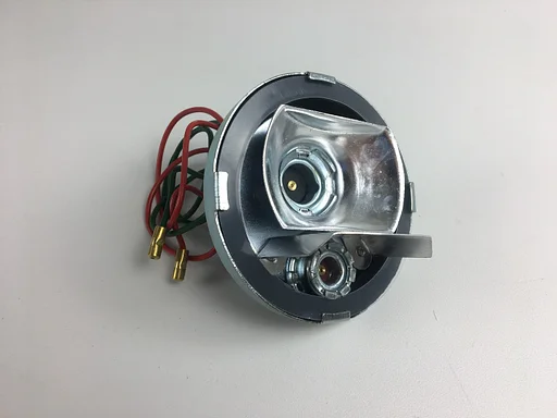 Volvo Knipperlicht reflector P1800 met 2 fittingen lamphouders  zonder rubber links en rechts bruikbaar Volvo onderdeel nr 668195B