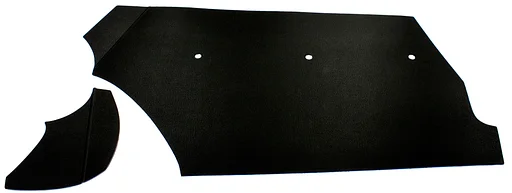 Volvo Karton bekleding in koffer Amazon Set links + rechts zwart Volvo onderdeel nr 671067