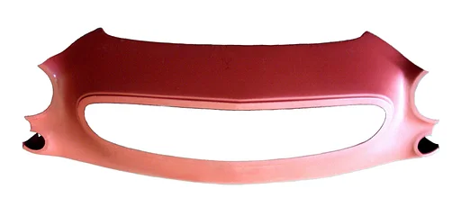 Volvo Plaatwerk P1800 voorfront compleet repro met vierkante bumpersteun openingen Volvo onderdeel nr 664373ES