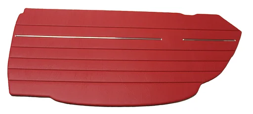 Volvo Bekleding P1800S deur Links+ rechts SET Boven rood  incl 691416 Volvo onderdeel nr 691415