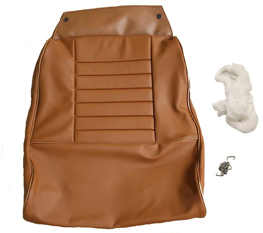 Volvo Bekleding P1800 stoelhoes bruin zitting+rug SET incl 692172 310-557 Volvo onderdeel nr 692171
