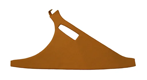 Volvo Bekleding 1800S zijpaneel (verlichtingspaneel) Rechtsachter bruin zie SET 692184 Volvo onderdeel nr 692185