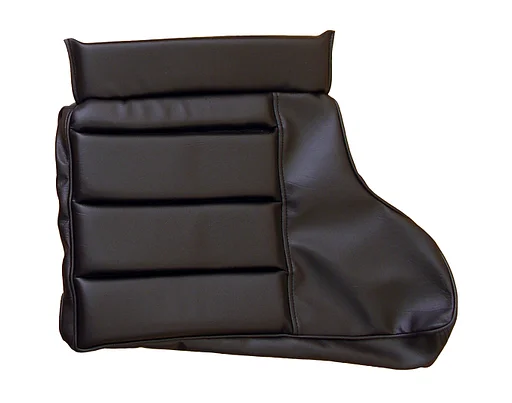 Volvo Bekleding 1800ES achter bank set zitting Links/rechts en rug  zwart 345-807 SET incl 695721 Volvo onderdeel nr 695717