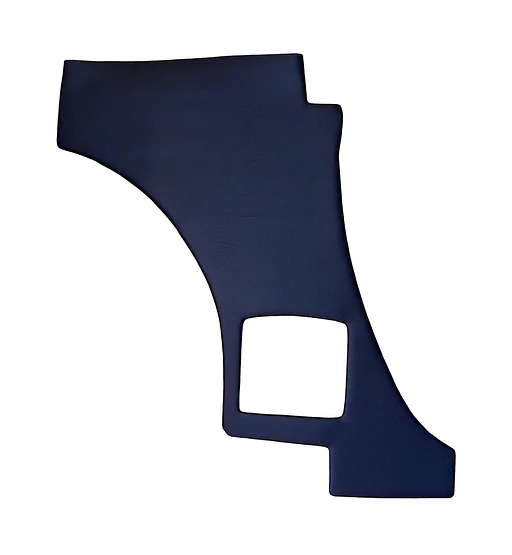 Volvo Bekleding 1800ES zijpaneel Link+rechts achter zwart  SET incl 695740 Volvo onderdeel nr 695739