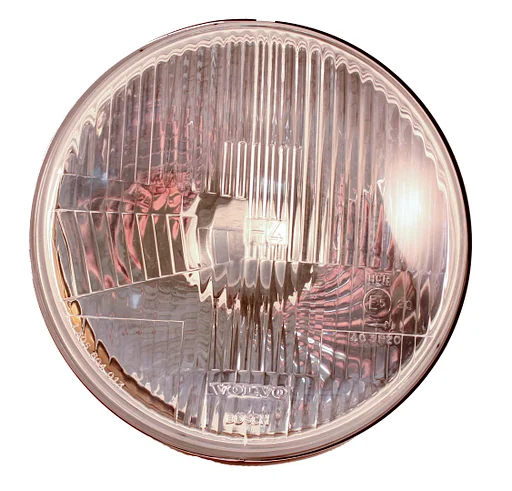 Volvo Koplamp reflector 164+240 H4 8 inch rond repr  RHD Volvo onderdeel nr 1215282